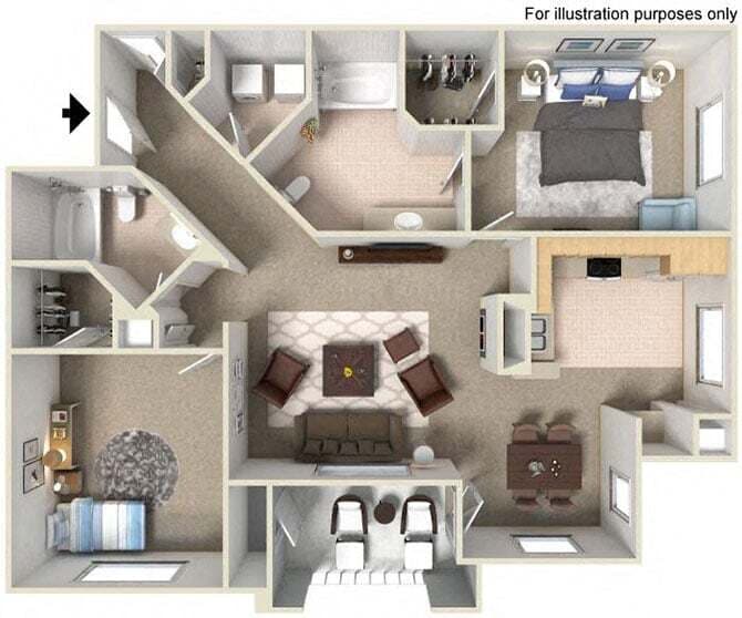 Floor Plan - G Presidio 1145 to 1189 SF