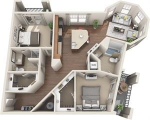 B - B1 Floorplan - B7