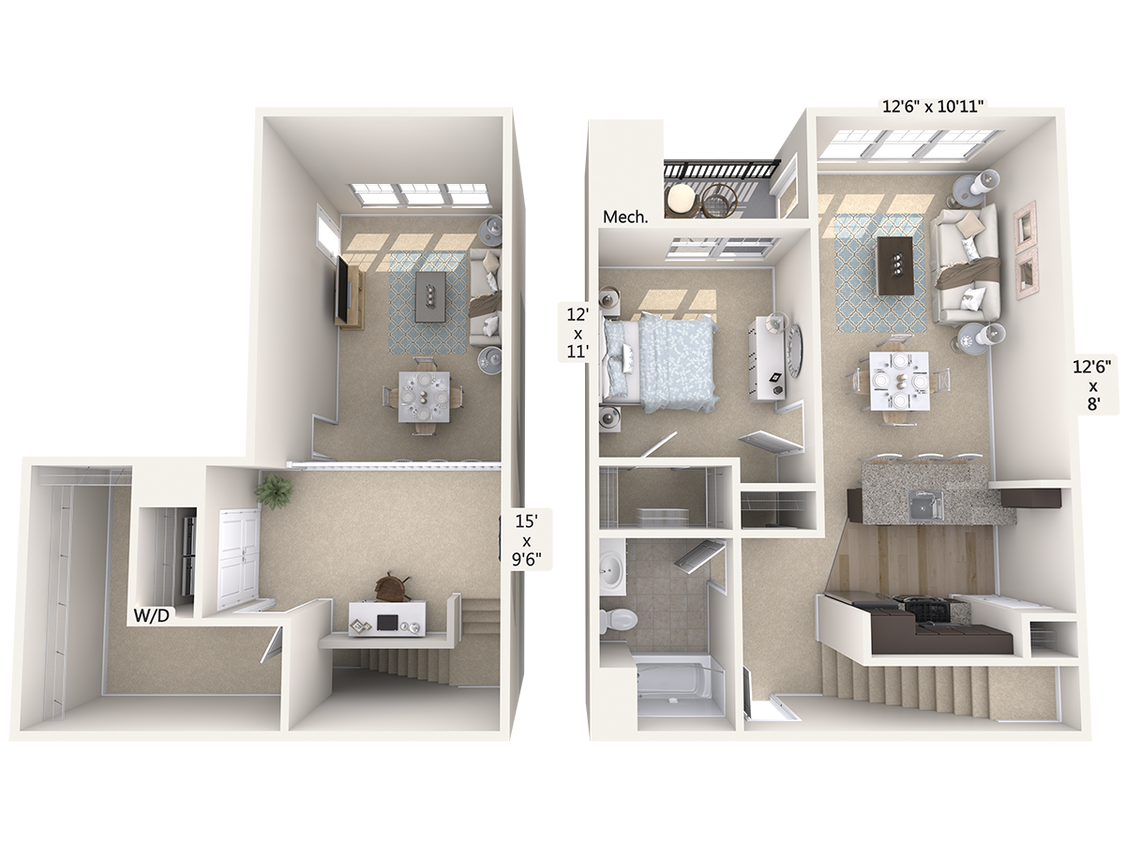 Floor Plan - A1L-1058sq-Stainless