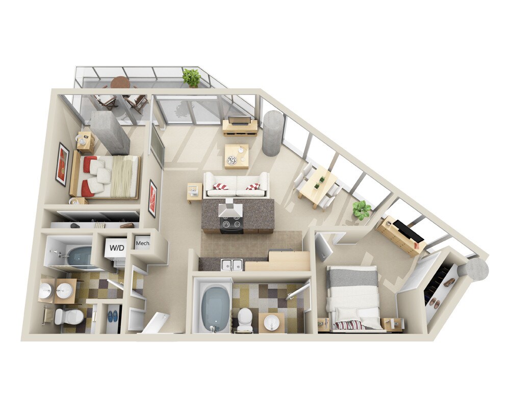 Floor Plan - Midrise B2E