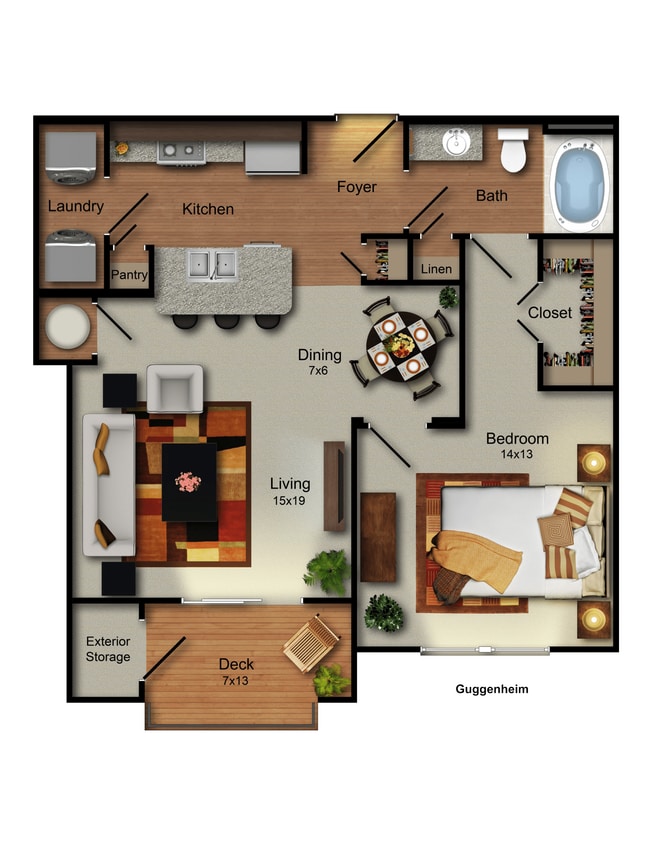 Floor Plan - A2 - GUGGENHEIM