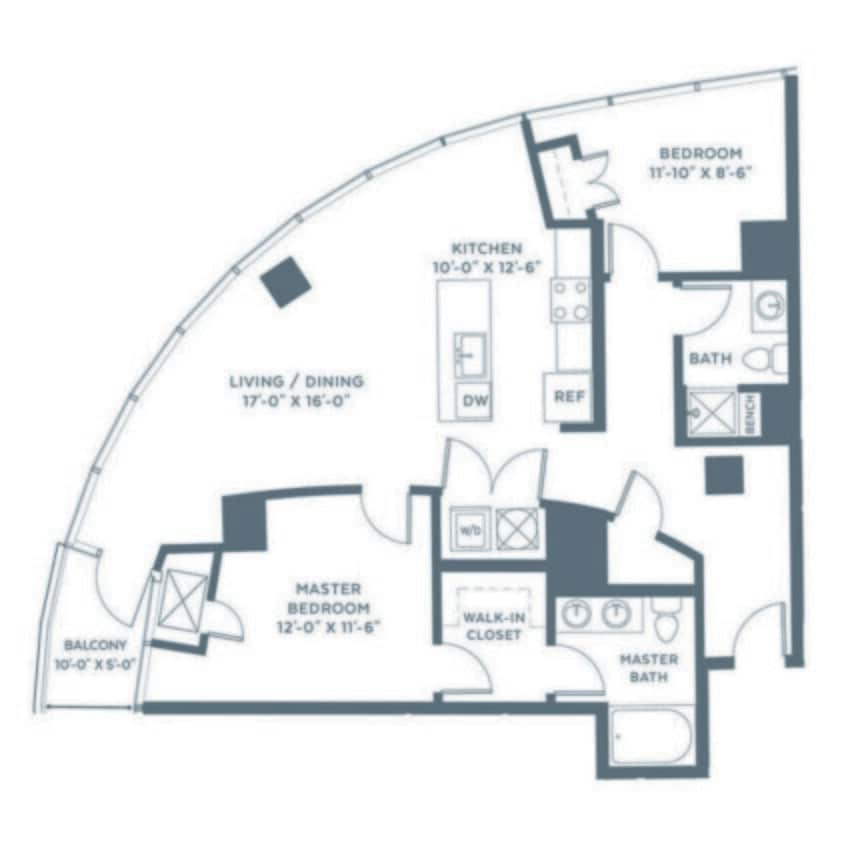 Floor Plan - 2A WEST U