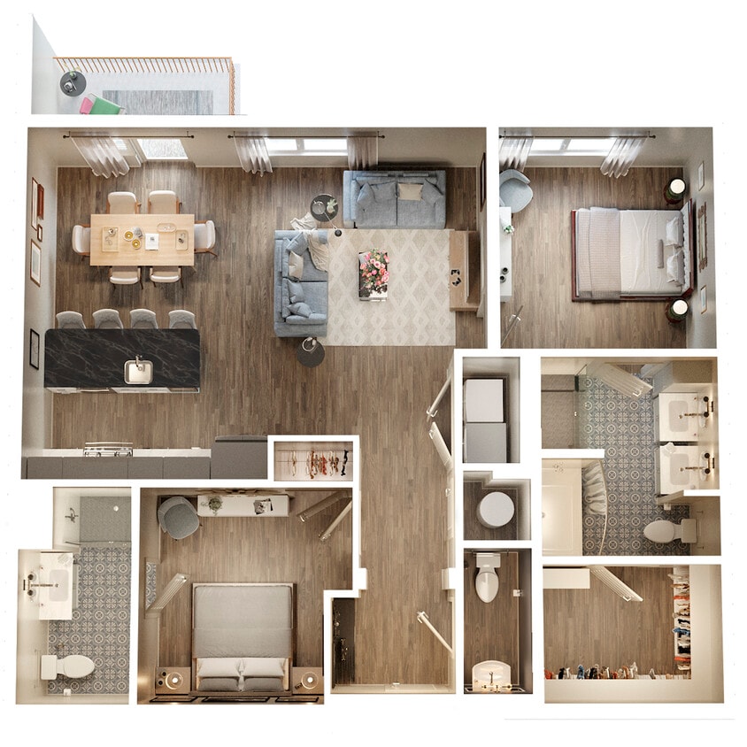 Floor Plan - B3B