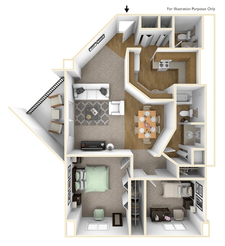 Floor Plan - Lilac Large