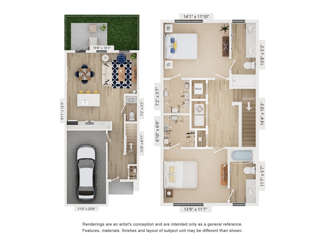 Floor Plan - Townhome E