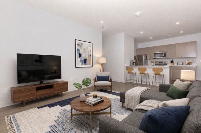 2 Bedroom Living Room - Bluestem Pointe at La Vista