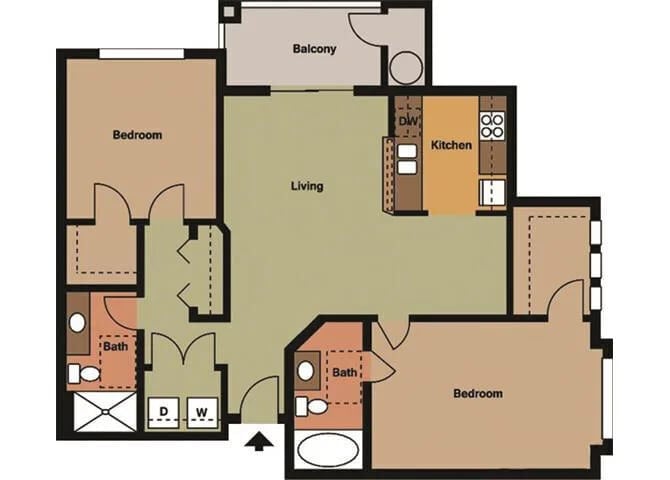 Floor Plan - Dover Building A & B