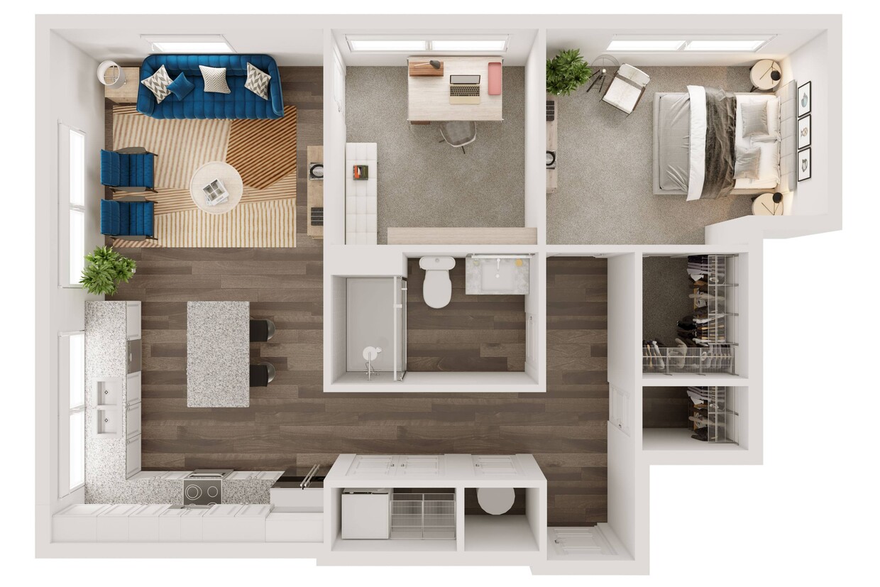 Floor Plan - A1 - SECOND AVE