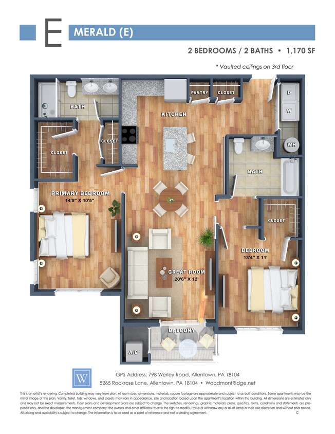 Floor Plan - Emerald E