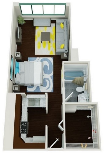 Floor Plan - Studio