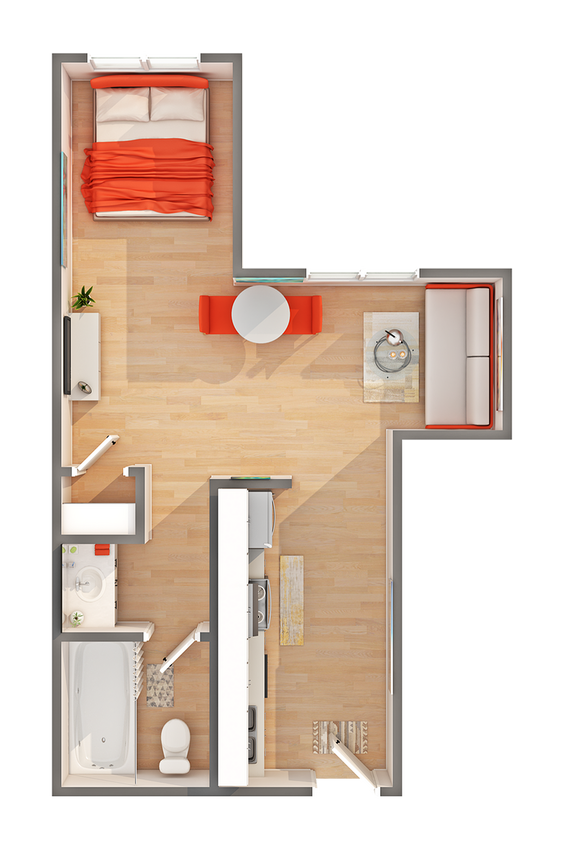 Studio Floorplan - Studio