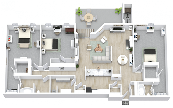 Floor Plan - Queen Palm Classic