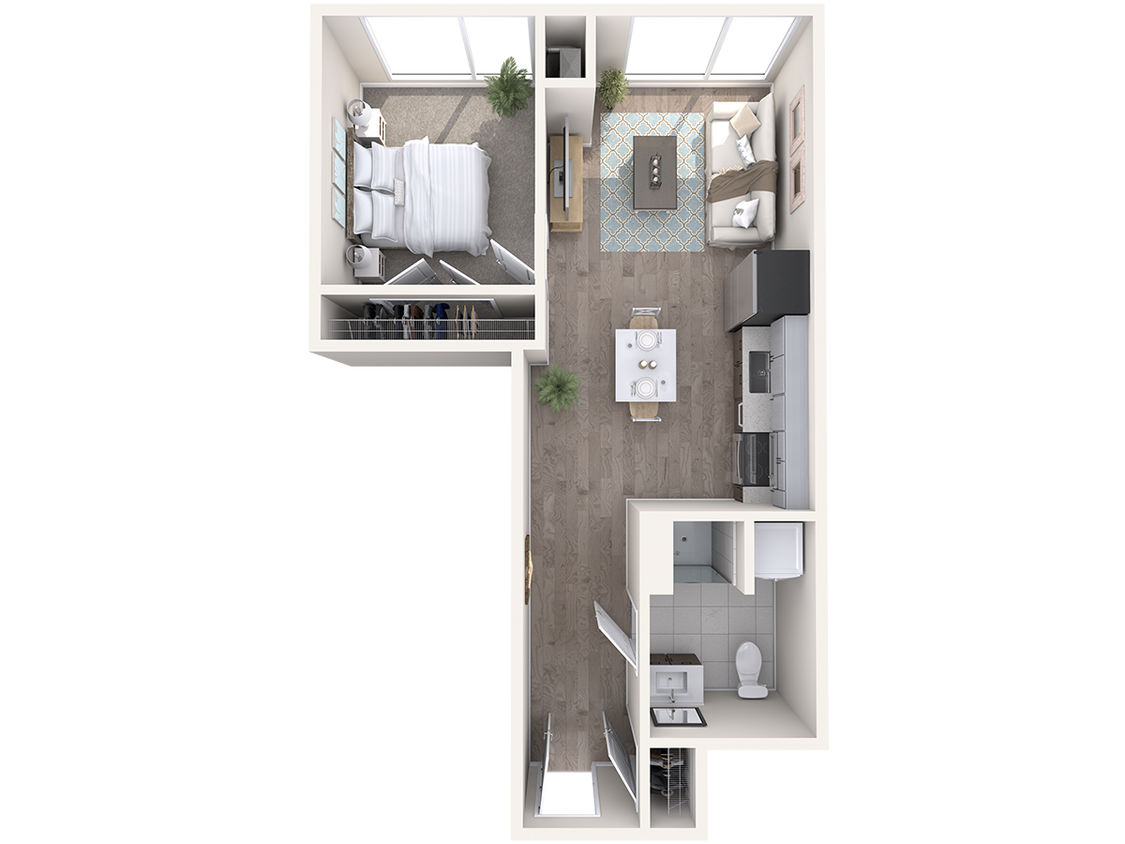 Floor Plan - Watermark B1-1.12