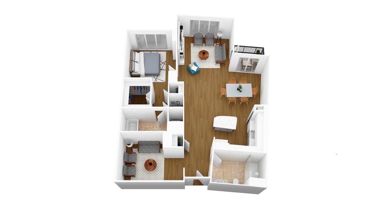 Floor Plan - A2D + Den