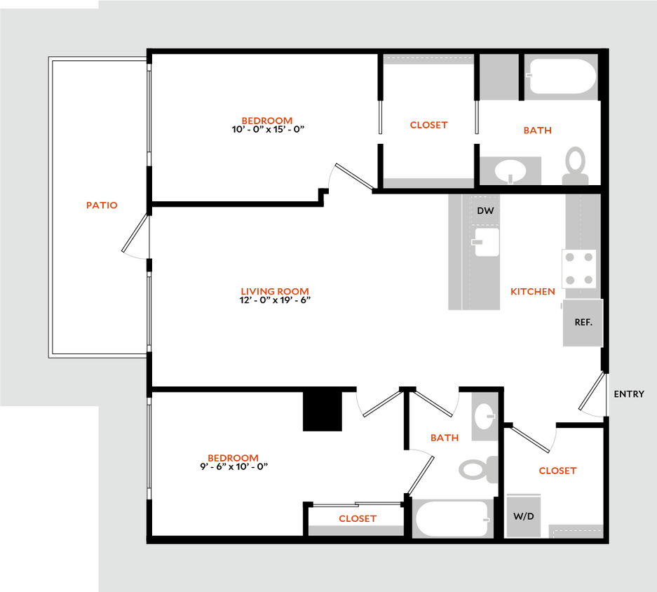 Floor Plan - South 2D