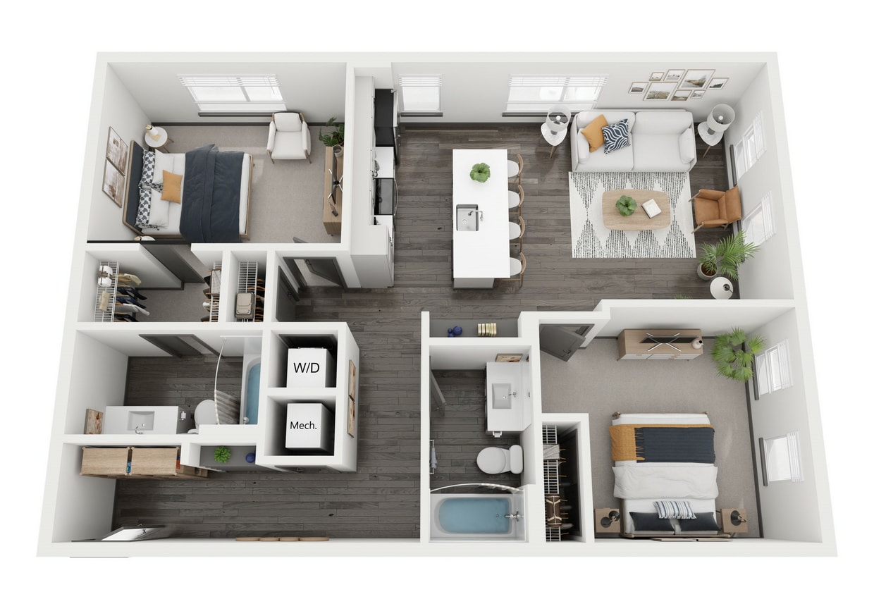 2x2 - Couture.jpg - Couture - Two Bedroom / Two Bathroom