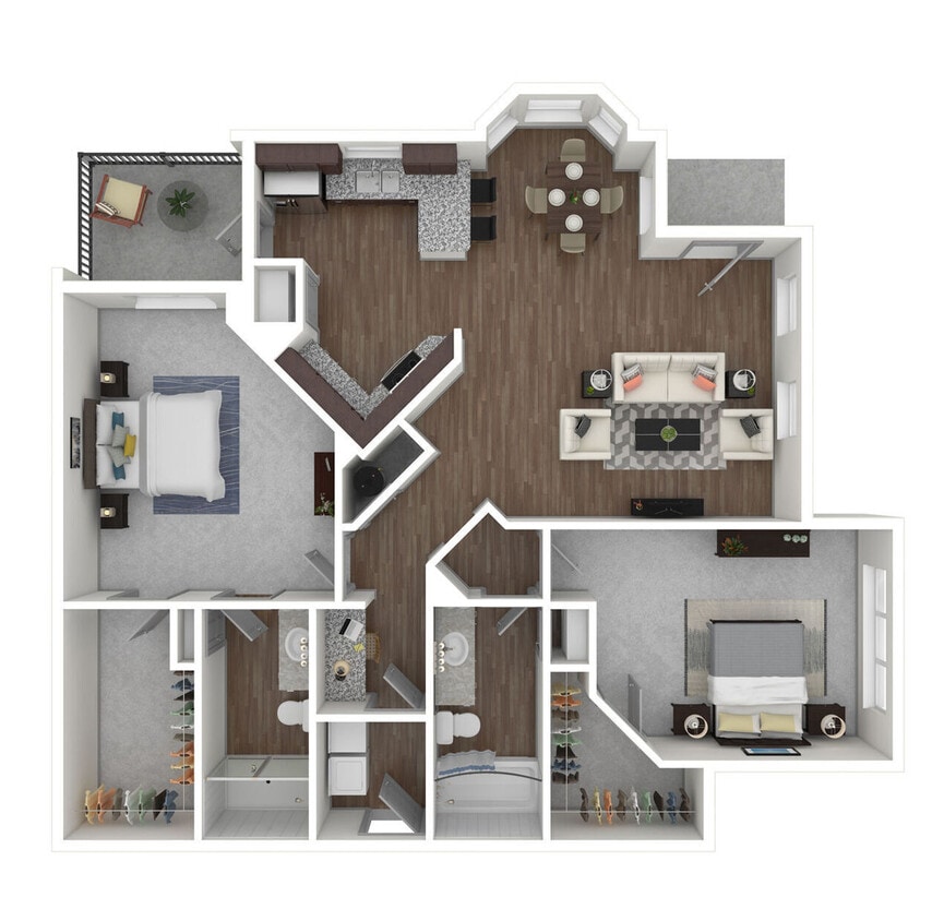 B5 floor plan Harlow Spring Cypress - B5