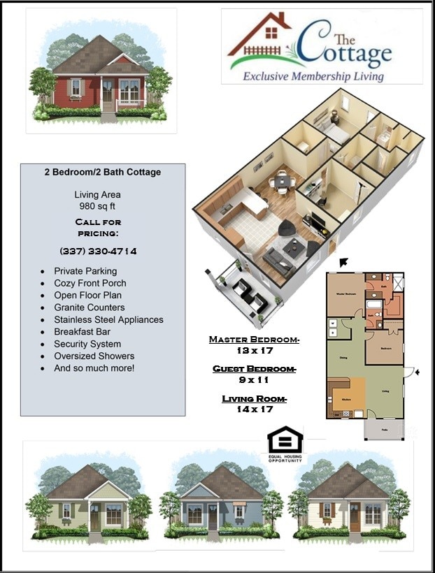 Floor Plan - 2 Bed 2 Bath