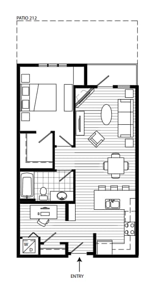 Floor Plan - Plan 1K