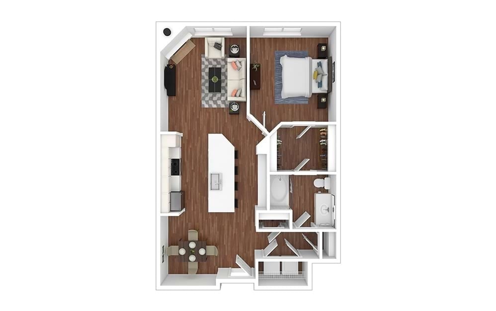 Floor Plan - Gold - Renovated