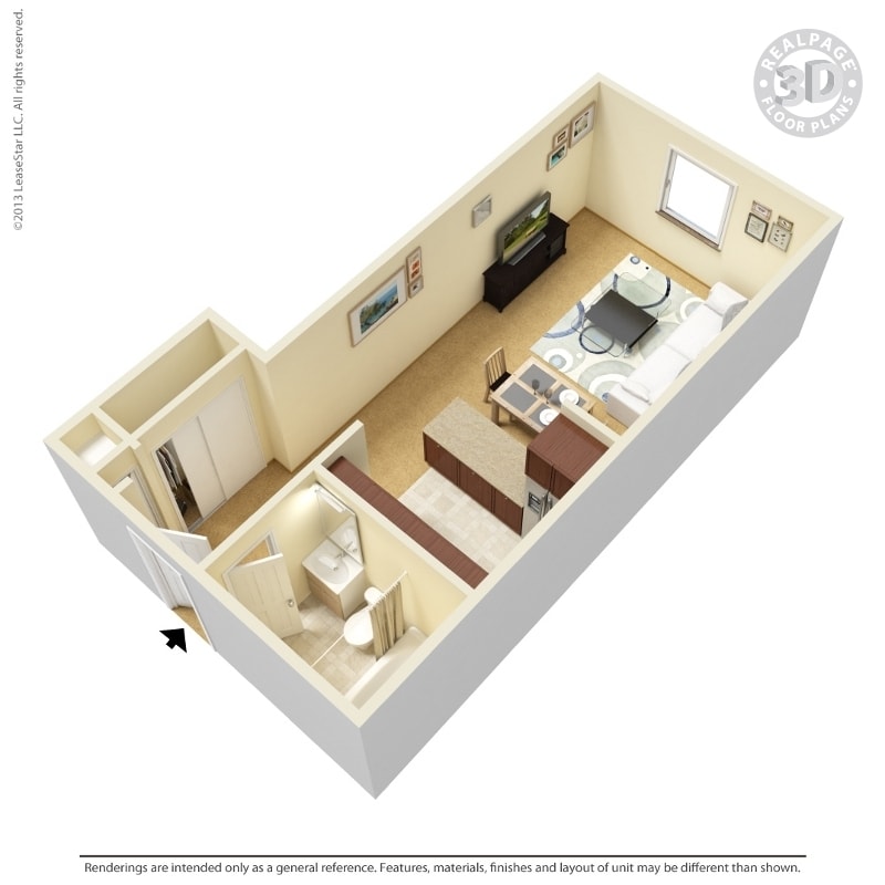 Floor Plan - Studio A