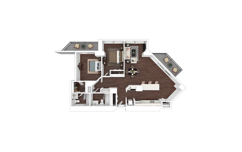 Floor Plan - B13 - Renovated