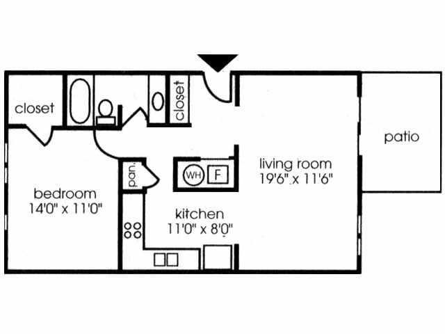 1BR/1BA - The Hera