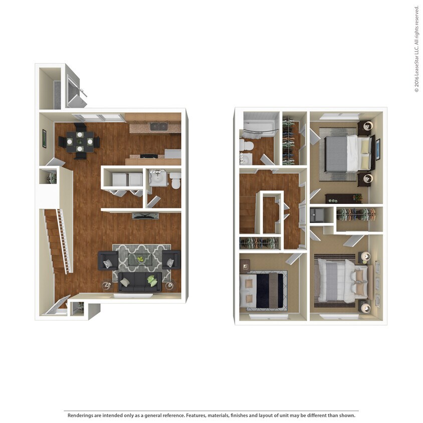 Floor Plan - X Large 3 Bed 1.5 Bath