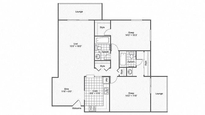 Floor Plan - The Marion