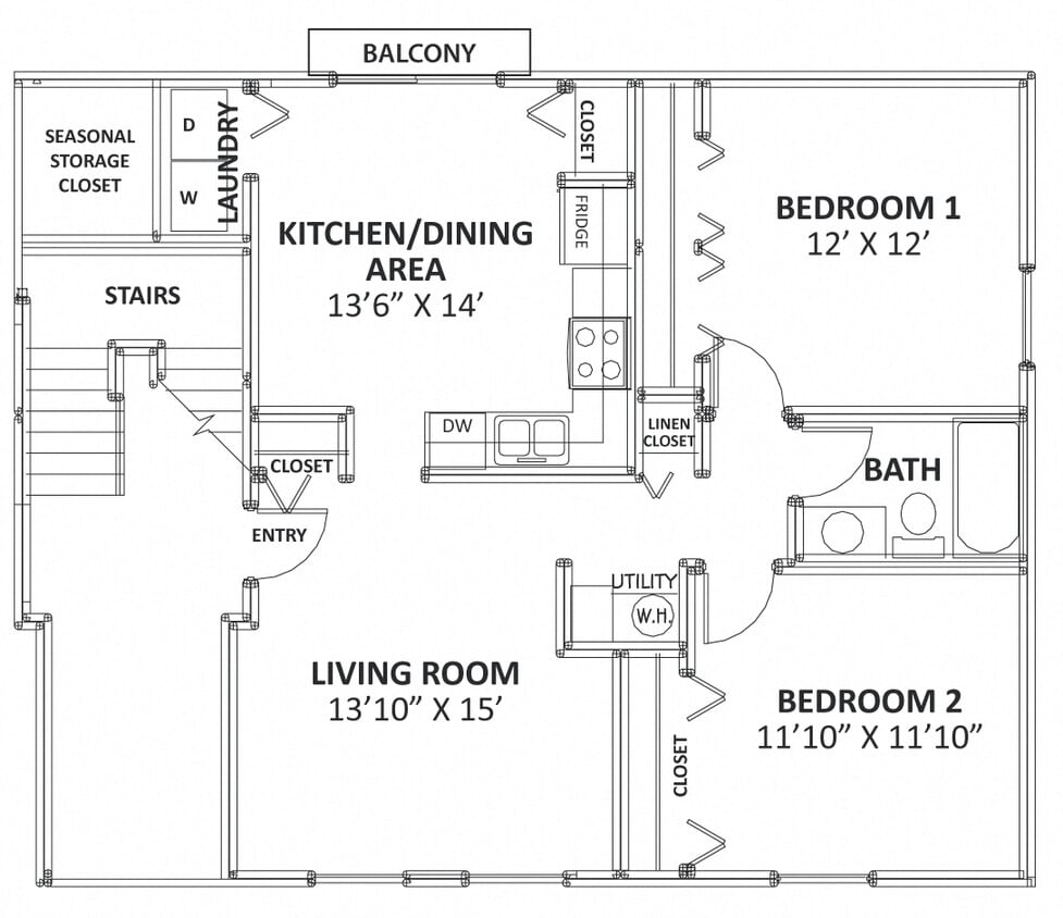Floor Plan - Maple Manor