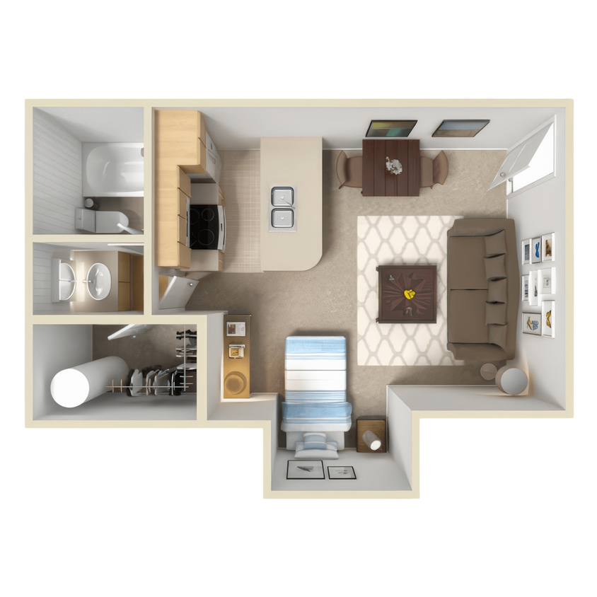 Floor Plan - Studio