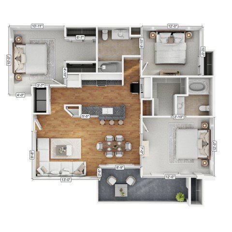 Floor Plan - 3a2