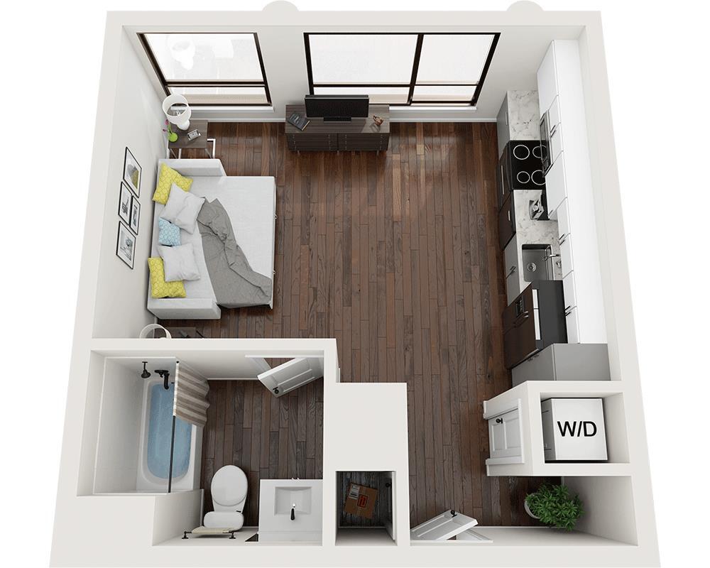 Floor Plan - Studio E1A22
