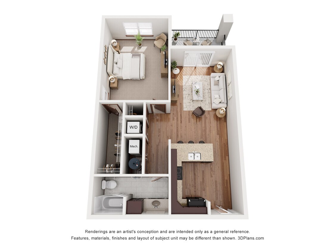 Vista - 3D Floorplan - Vista