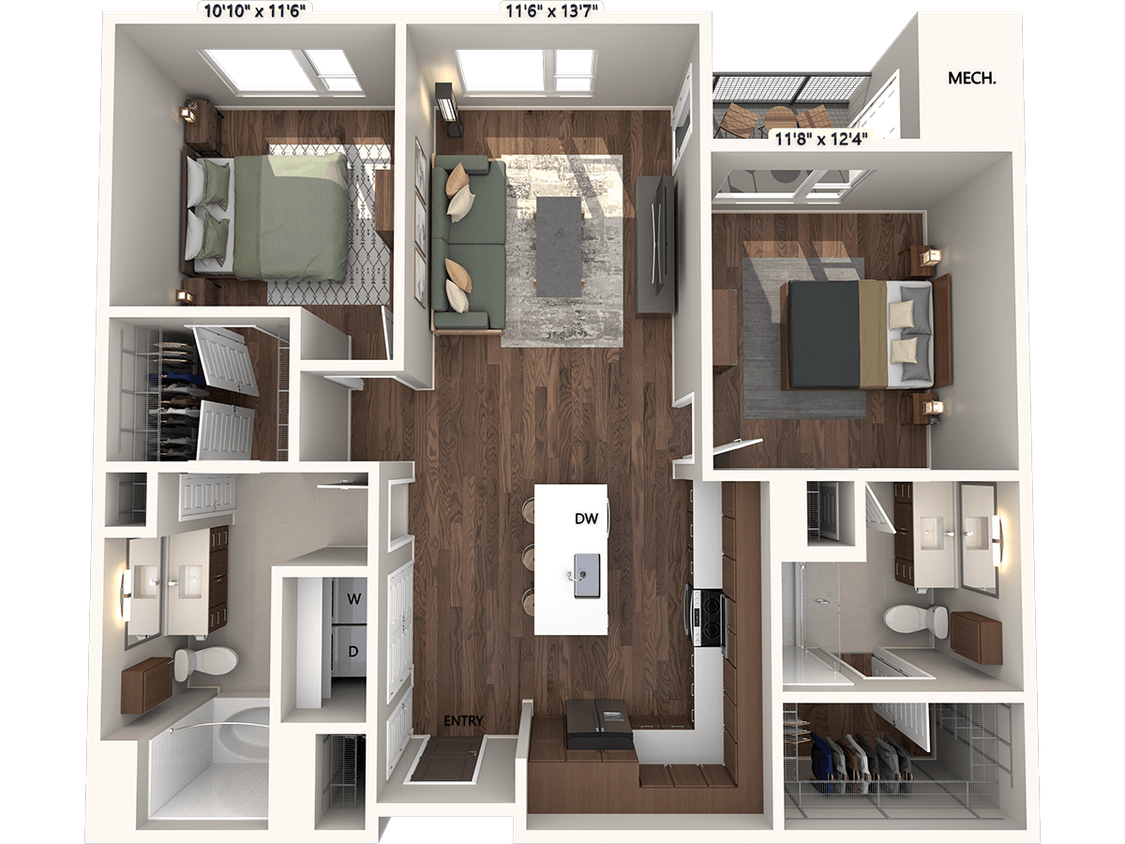 Floor Plan - B1 - Finish Package 1