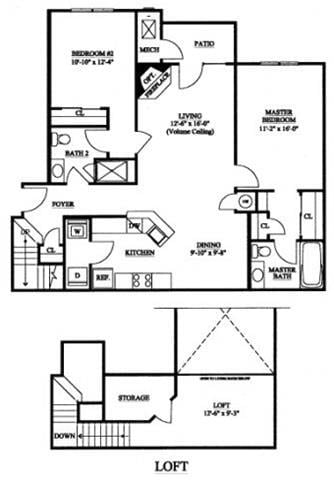 Floor Plan - The Dickinson