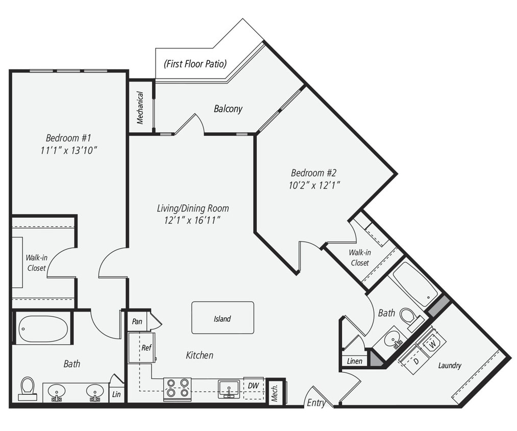 Floor Plan - B7-1240