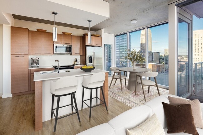 Open concept living at One Light Luxury Apartments - One Light Luxury Apartments