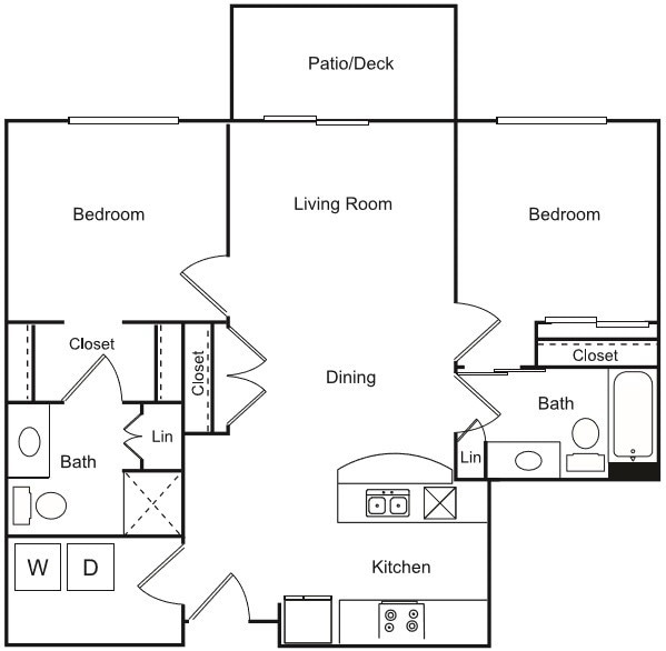 Floor Plan - B1 - 2x2