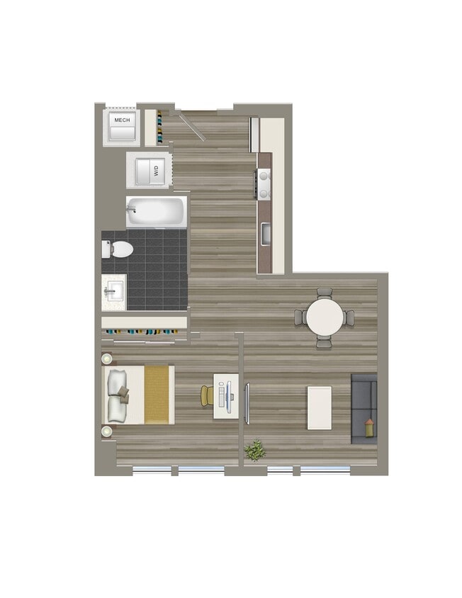 Floor Plan - 1-B 