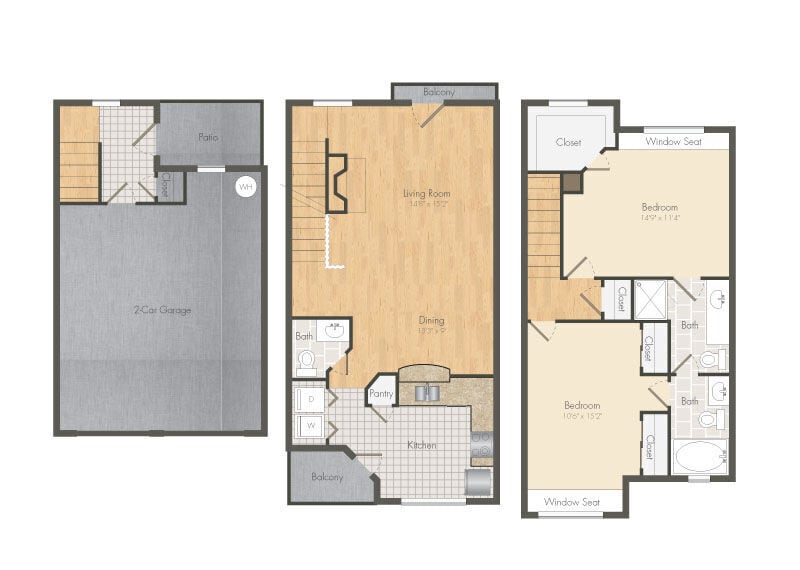 Floor Plan - B2THR