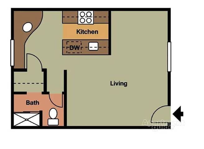 Floor Plan - Studio 
