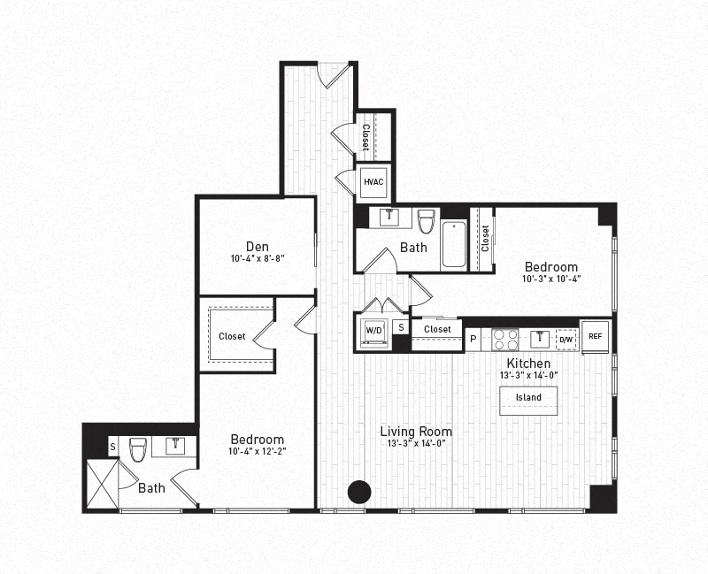 Floor Plan - B13D - Bolden