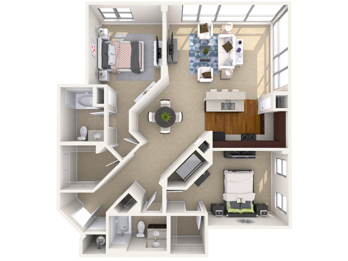 Floor Plan - Square
