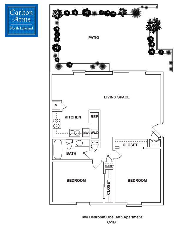 Floor Plan - C1B Upstairs