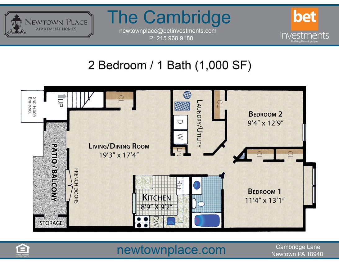 Floor Plan - Cambridge