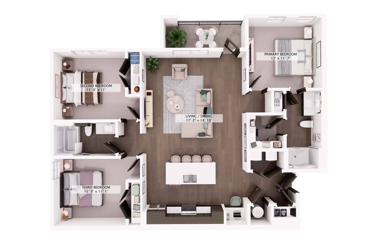 Floor Plan - Logan Square C2