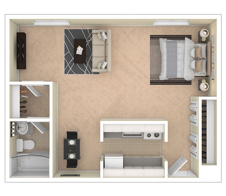 Floor Plan - EFFICIENCY