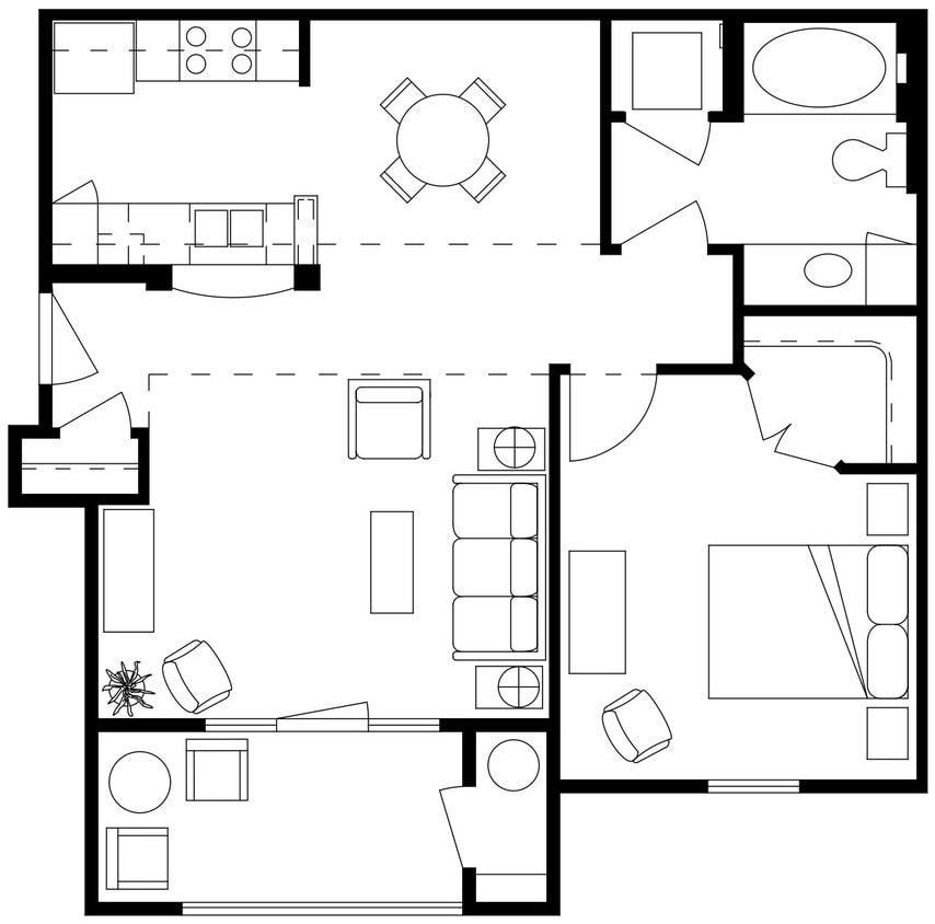 Floor Plan - Tower Classic Single