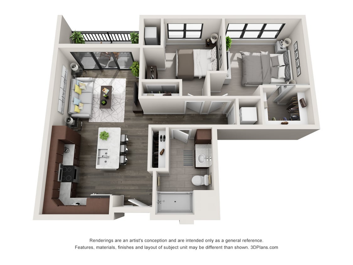 Synergy_Unit-C1.jpg - 2 Bed, 1 Bath